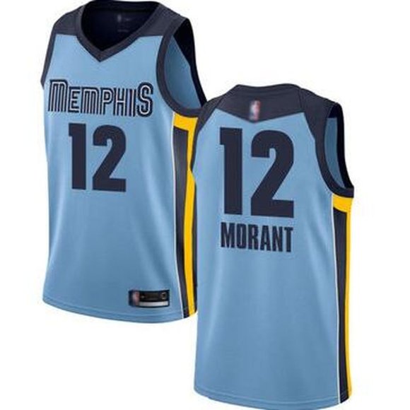 ja morant blue jersey